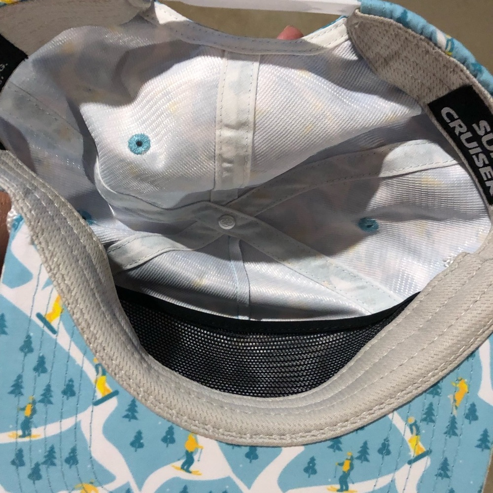 Blue Patterned Snapback Hat - Picture 5 of 6